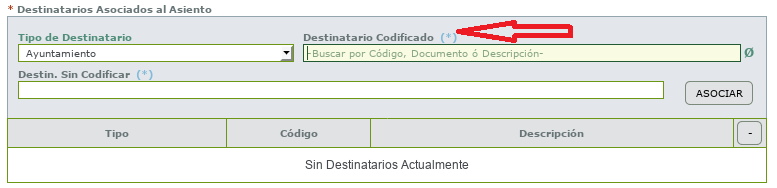 Registro Entrada - Nuevo Remitente