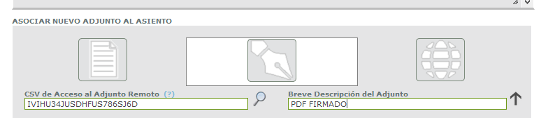 Pantalla CSV