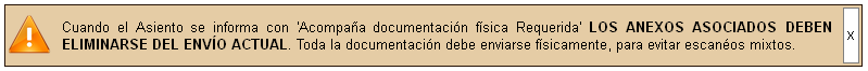 Pantalla advertencia