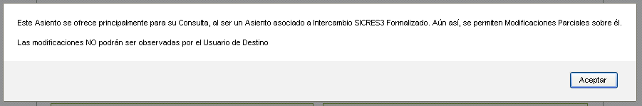 Pantalla aviso