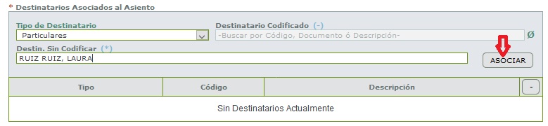 Interesados - Registro Salida